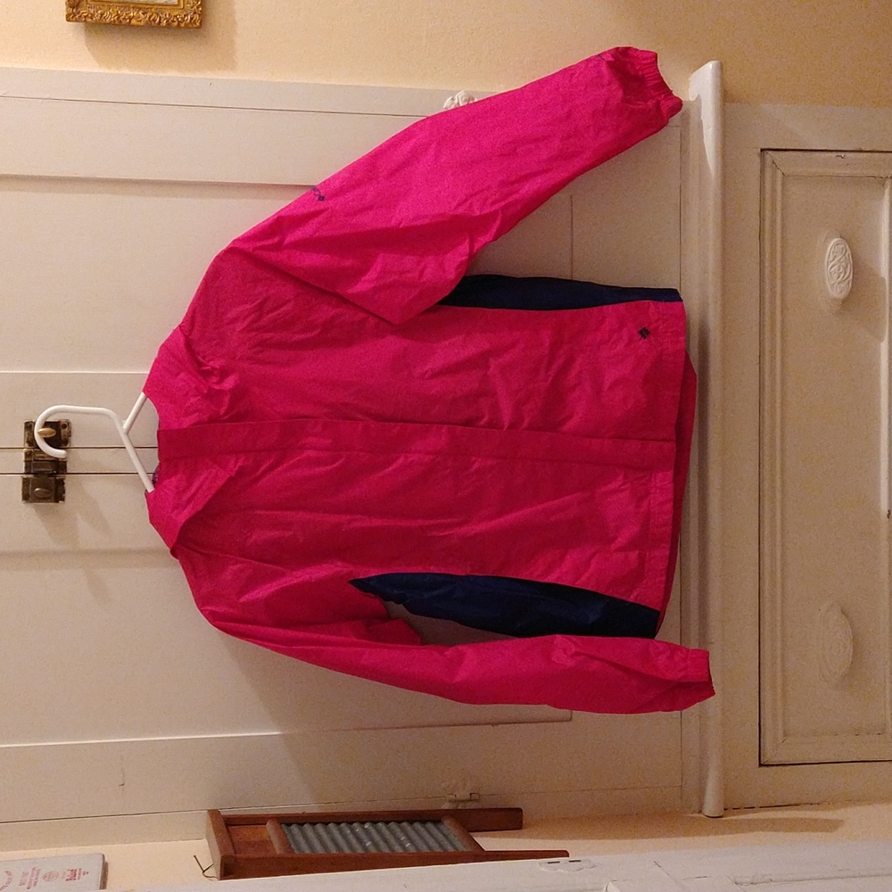 Columbia girls pink windbreaker Sz 14/16